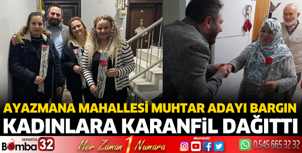 Süleyman Bargın kadınlar gününü kutladı