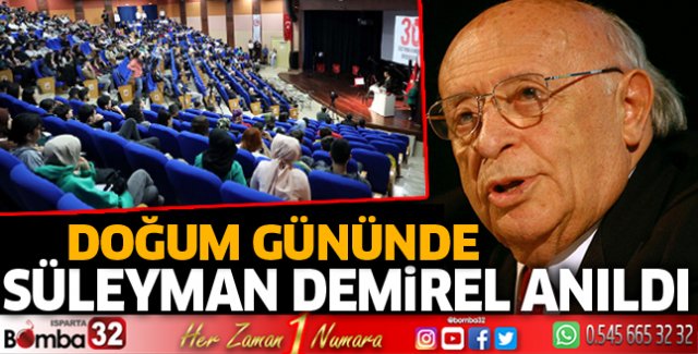 Süleyman Demirel anıldı