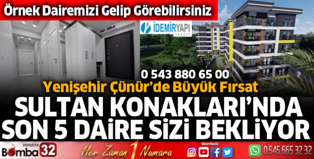 Sultan Konakları’nda son 5 daire sizi bekliyor