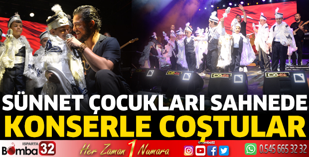 Sünnet çocukları sahnede 