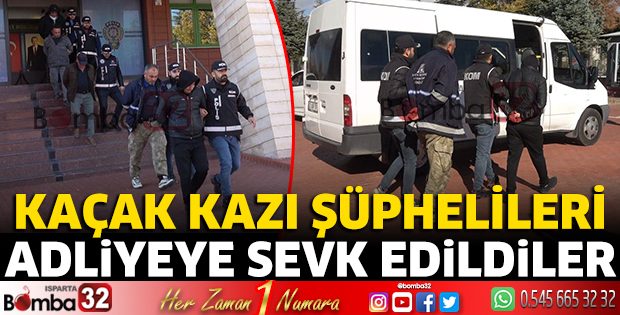 Şüpheliler adliyeye sevk edildi