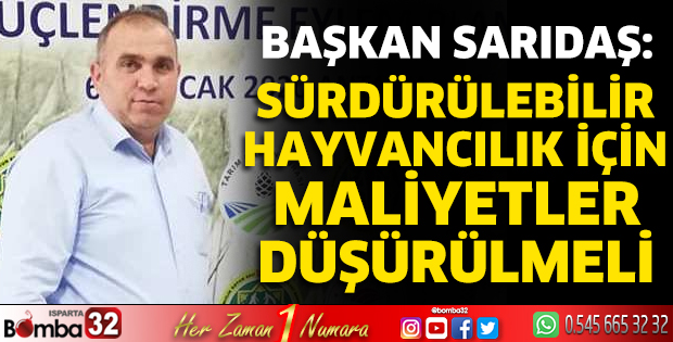 Sürdürülebilir hayvancılık için maliyetler düşürülmeli