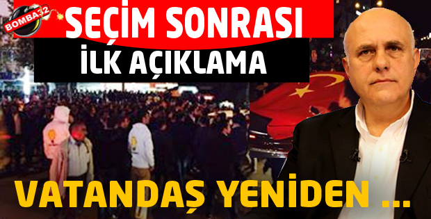 Süreyya Sadi Bilgiç'ten seçim sonrası ilk açıklama