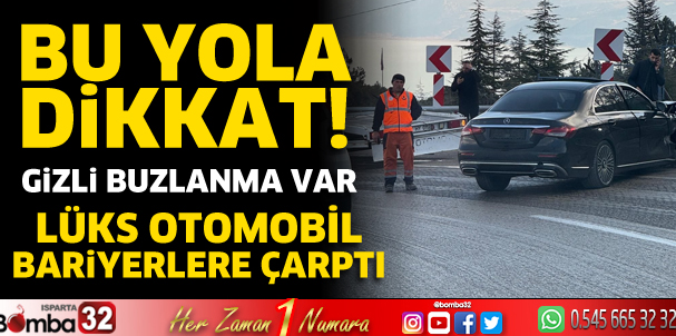 Sürücüler bu yola dikkat 