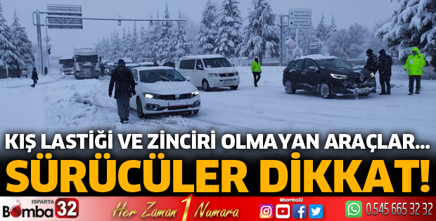 Sürücüler dikkat