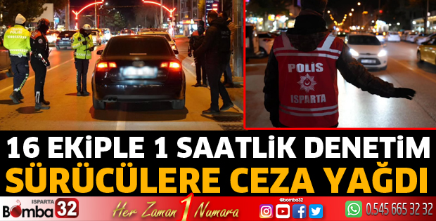 Sürücülere ceza 
