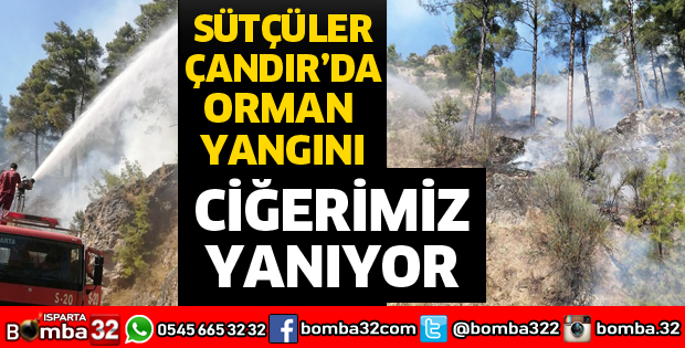 SÜTÇÜLER ÇANDIR'DA ORMAN YANGINI