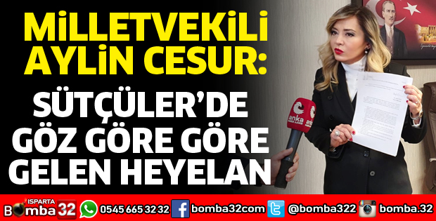 SÜTÇÜLER’DE GÖZ GÖRE GÖRE GELEN HEYELAN