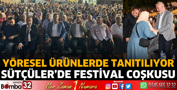 Sütçüler'de festival coşkusu