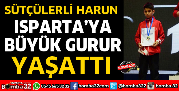 SÜTÇÜLERLİ HARUN BÜYÜK GURUR YAŞATTI