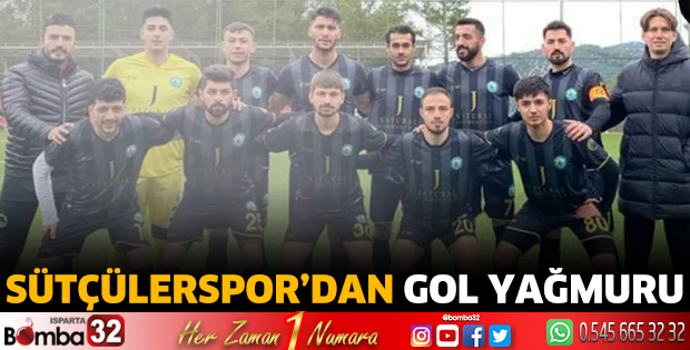 Sütçülerspor’dan gol yağmuru