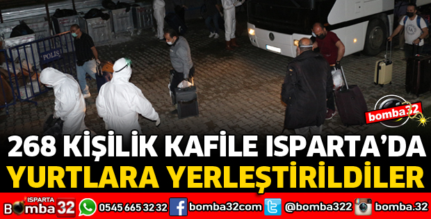 SUUDİ ARABİSTAN'DAN GELEN 268 KİŞİLİK KAFİLE ISPARTA'DA