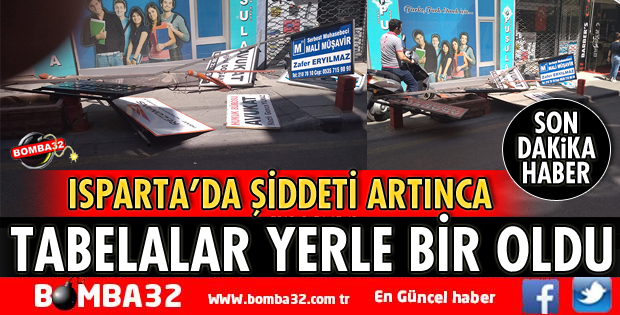 TABELALAR YERLE BİR OLDU