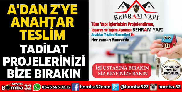 TADİLAT PROJELERİNİZİ BİZE BIRAKIN