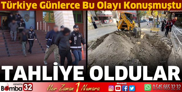 Tahliye oldular