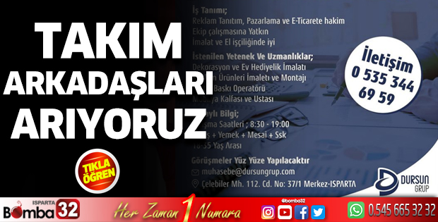 Takım arkadaşları arıyoruz