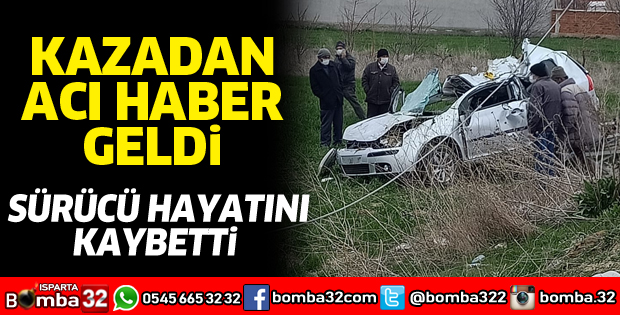 Takla atan otomobilin sürücüsü öldü