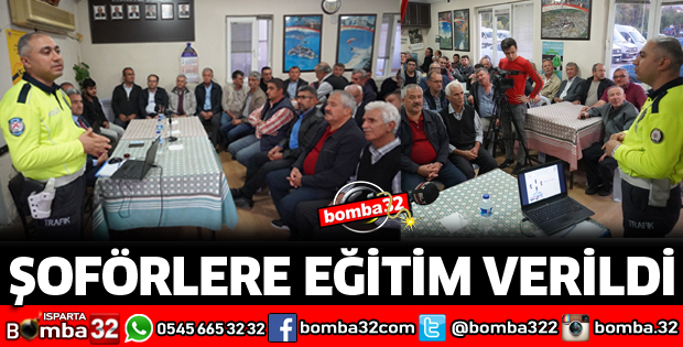 TAKSİ ŞOFÖRLERİNE TRAFİK EĞİTİMİ