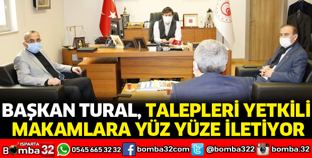 TALEPLERİ YETKİLİ MAKAMLARA YÜZ YÜZE İLETİYOR