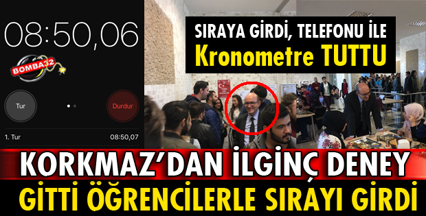 TALİMAT VERDİ SONRA KENDİ DENEDİ
