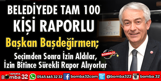 TAM 100 KİŞİ RAPORLU