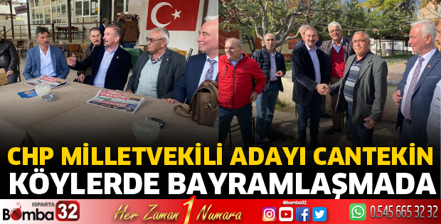 Tamer Cantekin bayramlaşmada