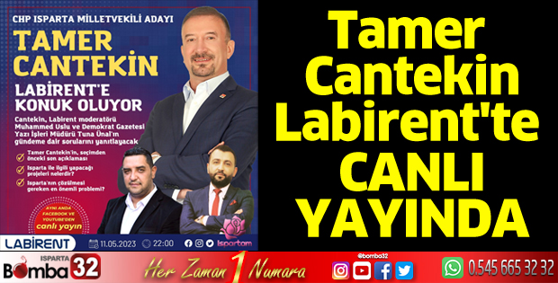 Tamer Cantekin Labirent'te canlı yayında