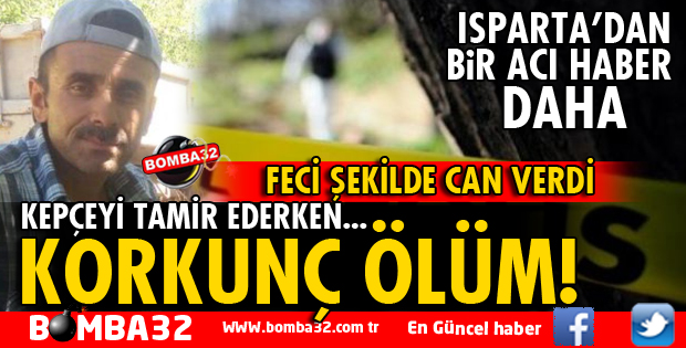 TAMİR ETMEK İSTEDİĞİ KEPÇE CANINDAN ETTİ