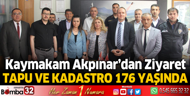 Tapu ve Kadastro 176 yaşında