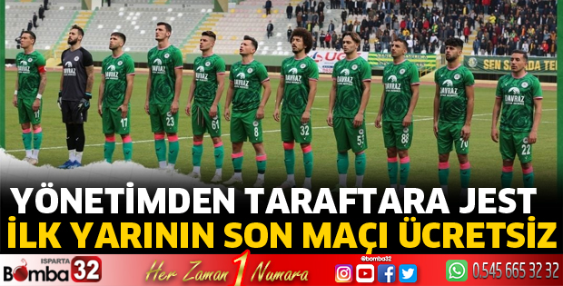 TARAFTAR STADA ÜCRETSİZ GİRECEK