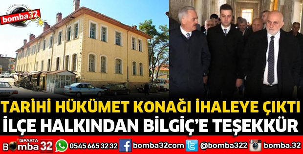 TARİHİ HÜKÜMET KONAĞI İHALEYE ÇIKTI