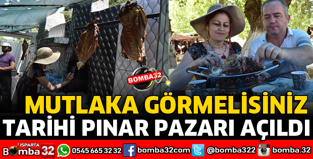 TARİHİ PINAR PAZARI AÇILDI