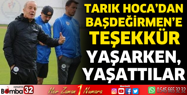 Tarık Hoca’dan Başkan Başdeğirmen’e teşekkür 