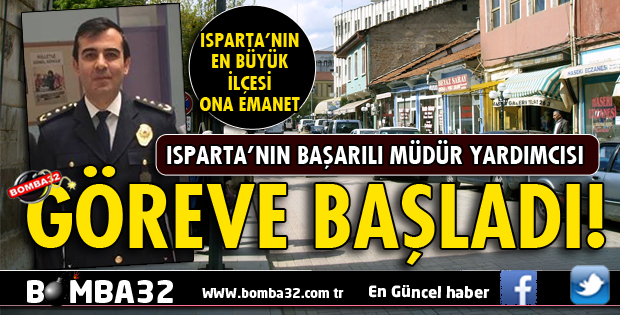 TARIK KORUCU YALVAÇ'TA GÖREVİNE BAŞLADI