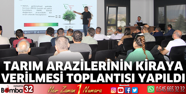 Tarım arazilerinin kiraya verilmesi toplantısı yapıldı