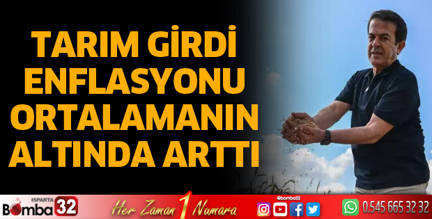 Tarım girdi enflasyonu ortalamanın altında arttı