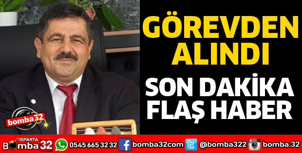 TARIM İL MÜDÜRÜ GÖREVDEN ALINDI