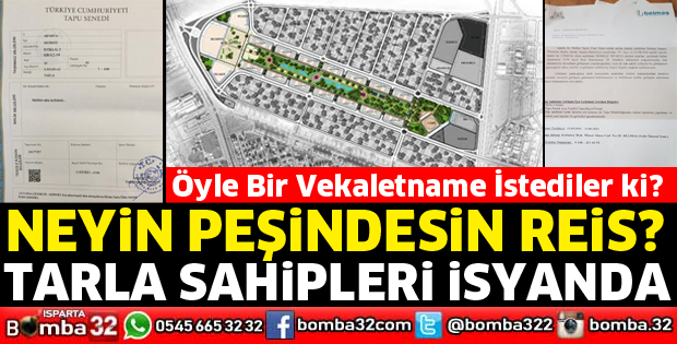 Tarla sahipleri isyanda