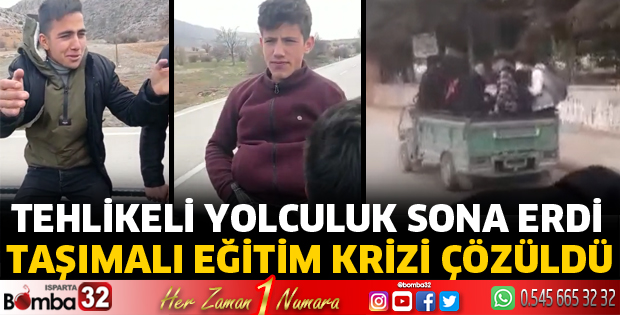 Taşımalı eğitim krizi çözüldü
