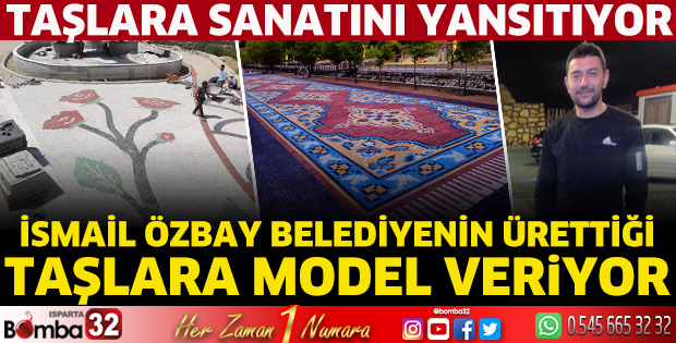 Taşlara sanatını yansıtıyor