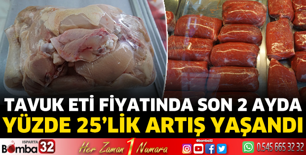 Tavuk eti fiyatında son 2 ayda yüzde 25’lik artış yaşandı 
