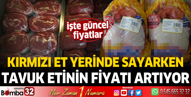 Tavuk eti fiyatları artıyor