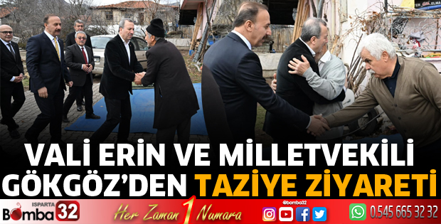 Taziye ziyaretinde bulundular 