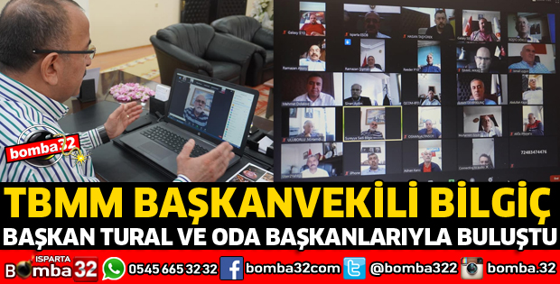 TBMM BAŞKANVEKİLİ BİLGİÇ, ODA BAŞKANLARIYLA BULUŞTU
