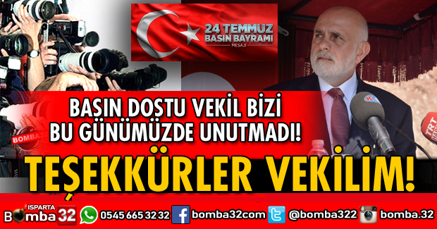 TBMM BAŞKANVEKİLİ BİLGİÇ'TEN GAZETECİLERE MESAJ