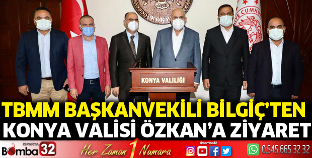 TBMM Başkanvekili Bilgiç'ten Konya Valisine ziyaret