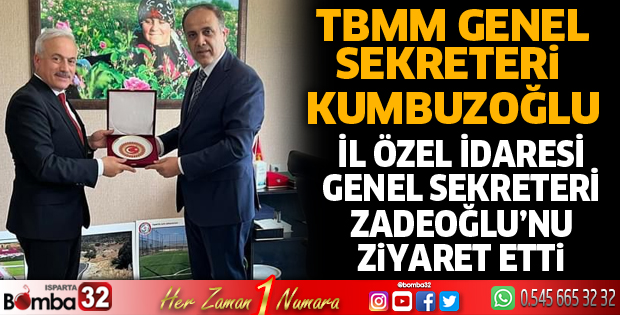 TBMM Genel Sekreterinden Zadeoğlu'na ziyaret