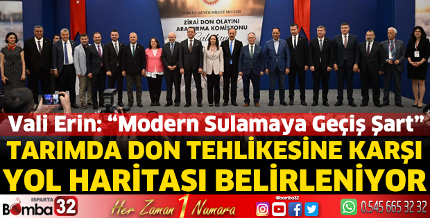TBMM Zirai Don Komisyonu Burdur’da Toplandı
