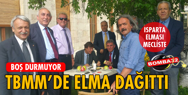 TBMM’DE ISPARTA ELMASININ TANITIMINI YAPIYOR