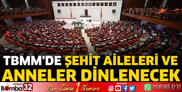 TBMM'de şehit aileleri ve anneler dinlenecek